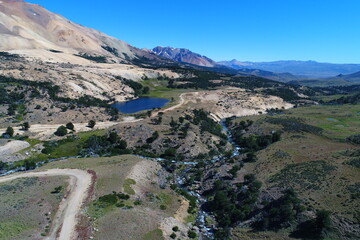 Lagoon in the mountain, Patagonia