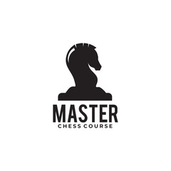 Chess piece icon logo design