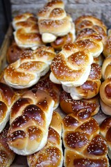 fresh challah bread