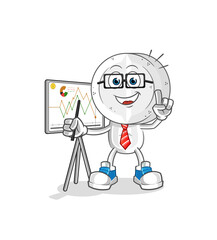 medicine tablet head cartoon marketing character. cartoon vector
