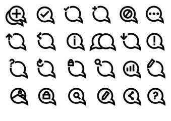 Set of Chat Icons 