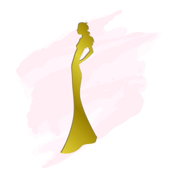watercolor splash lady silhouette, svg
