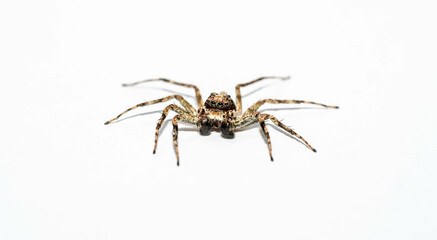 Close up jumping spiders female