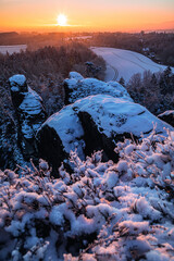 Sächsische Schweiz Winter