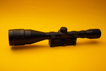Sight for weapons on a yellow background