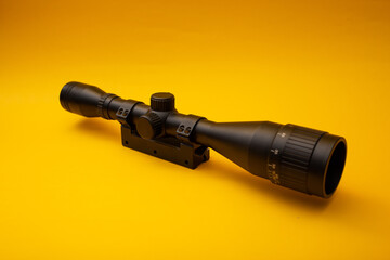 Sight for weapons on a yellow background