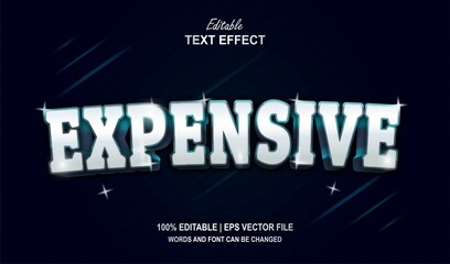 Obraz premium Expensive Editable Text Effect Style