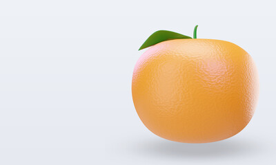 3d chinese new year Tangerine icon rendering right view
