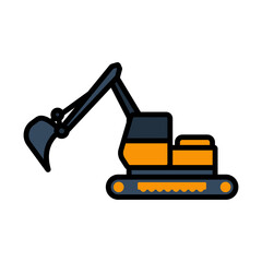 Icon Of Construction Excavator