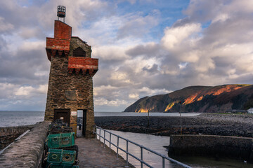 Lynmouth at Sunset 1