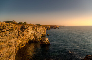 La cote de la mer noire en roumanie