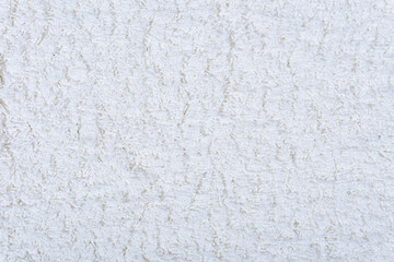 Carpet texture background. White cotton carpet for floor coverings. Material for interior design and decoration of living rooms