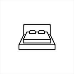 badroom icon Design Vector Temlpate Illustration on white background