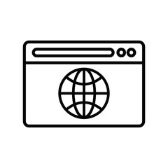 browsing page outline icon