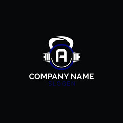 A KETTLEBELL LOGO , A KETTLEBELL INITIAL , A KETTLEBELL ICON .