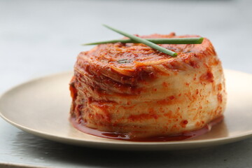 korean traditional spicy food kimchi