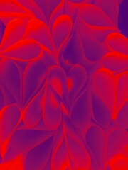 Paper heart shape love pattern .love and romance 