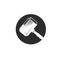 hammer icon vector illustration concept  design
