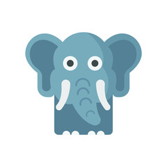 Elephant animal Vector icon which is suitable for commercial work and easily modify or edit it


