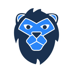 Lion animal Vector icon which is suitable for commercial work and easily modify or edit it

