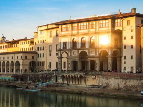 Italia, Toscana, Firenze. La Galleria degli Uffizi. © gimsan