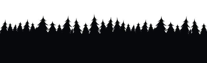 Forest Landscape Silhouettes Forest Landscape SVG EPS PNG