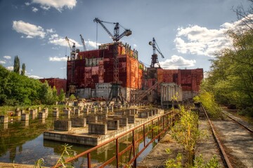 Fototapeta na wymiar Reactor nr 5 at the Chernobyl power plant