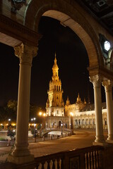 Fototapeta na wymiar Sevilla Plaza de Espana