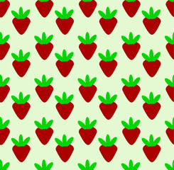 Pattern with beetroot vegetables on a green background.