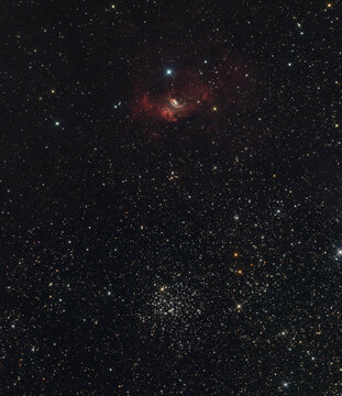 The Bubble Nebula, M52