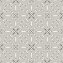 Vector seamless pattern. Repeating geometric elements. Stylish background design.