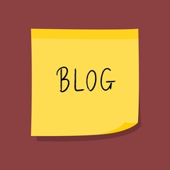 Blog sign