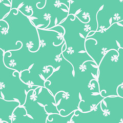 Fototapeta na wymiar Floral Seamless Pattern. 