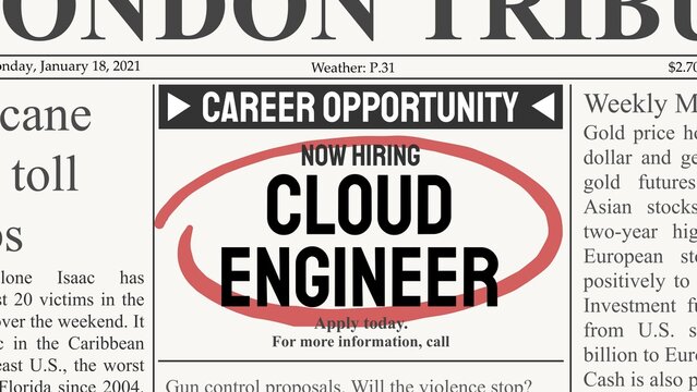 Cloud engineer job offer