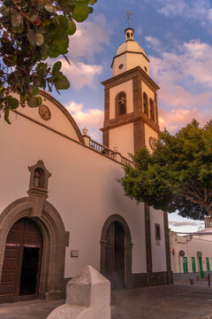 View of Obispado Diocesis de Canarias Church, Arrecife, Lanzarote, Canary Islands
