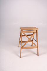 chair, furniture, wooden, seat, wood, brown, object, old, isolated, interior, nobody, sit, vintage, design, home, stool, comfortable, antique, style, armchair, single, empty