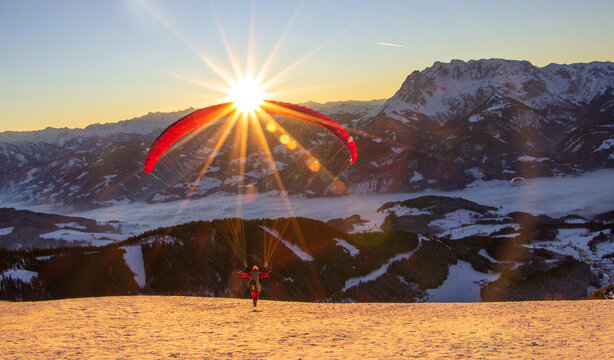 Werfenweng Sonnenuntergang