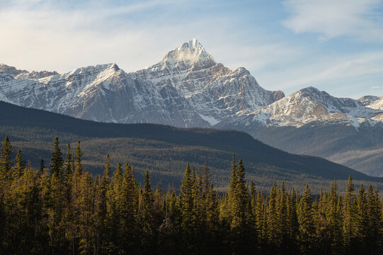 Peaks of Mount Edith Cavell, Jasper National Park, UNESCO World Heritage Site, Alberta, Canadian Rockies