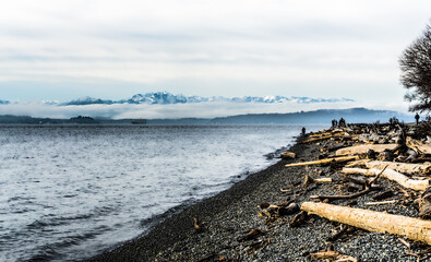 Shoreline Mountains Landscape 6