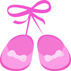 Little pink baby-shoes