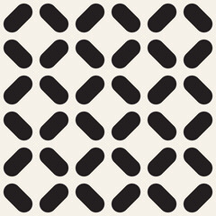 Vector seamless pattern. Repeating geometric elements. Stylish background design.