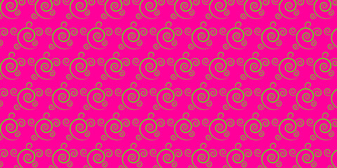 Abstract trendy pattern with pink background