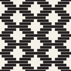 Vector seamless pattern. Repeating geometric elements. Stylish background design.