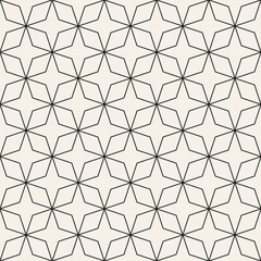 Fototapeta premium Vector seamless pattern. Repeating geometric elements. Stylish background design.