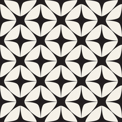 Vector seamless pattern. Repeating geometric elements. Stylish background design.