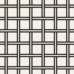 Vector seamless pattern. Repeating geometric elements. Stylish background design.