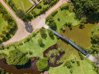 Jardim Botanico na cidade de Timbó em Santa Catarina