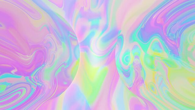 Rotating Abstract Holographic 3D Pillar