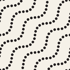 Vector seamless pattern. Repeating geometric elements. Stylish background design.