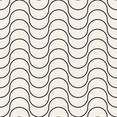 Vector seamless pattern. Repeating geometric elements. Stylish background design.